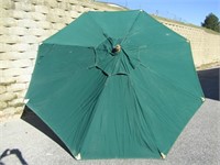 10' Green Canvas Umbrella