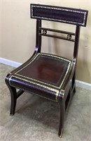 VTG. MAITLAND SMITH MAHOGANY LIBRARY CHAIR TO