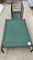 Raised dog bed and dog crate for medium sized