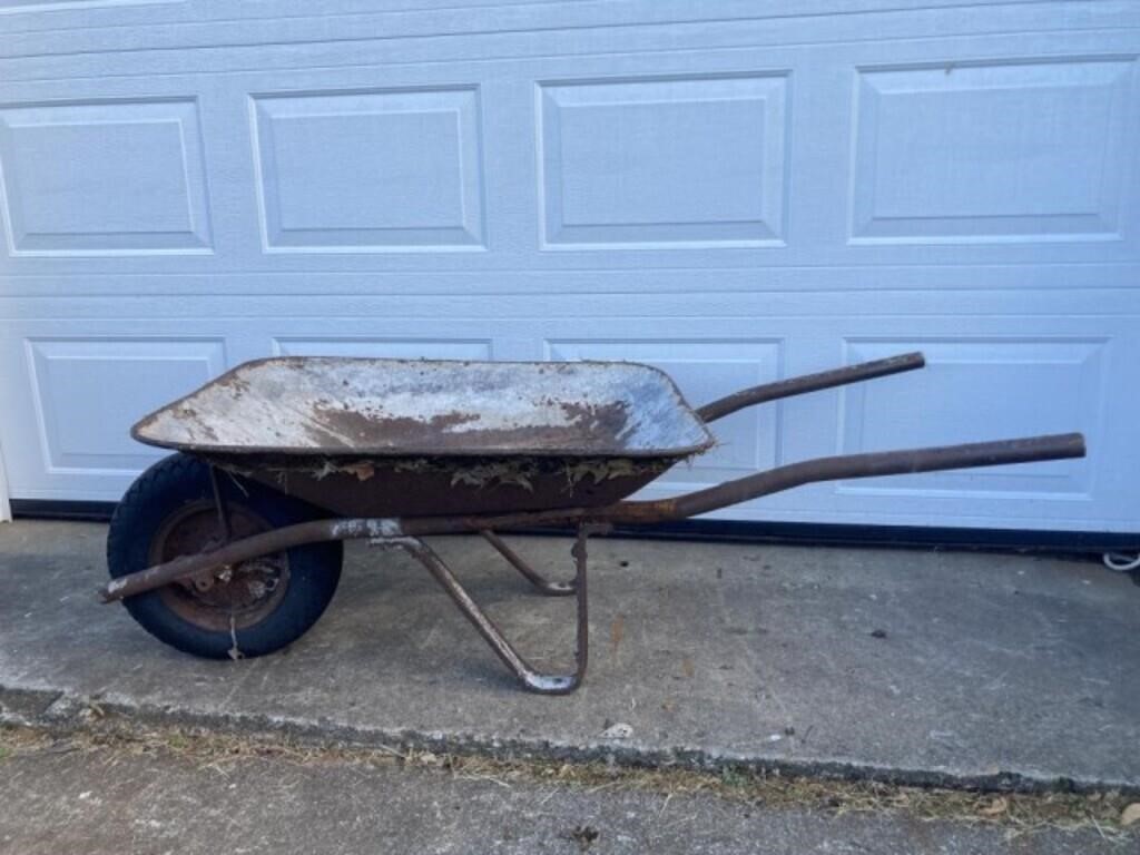 Wheelbarrow - rusty
