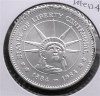 STATUE OF LIBERTY SILVER MEDAL