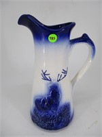 Blue & White Pottery Stag Pitcher