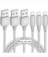 (New) iPhone Charger 3 Pack 10 ft Apple MFi