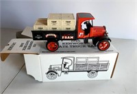 Fram Die Cast 1925 Kenworth Crate Truck Bank