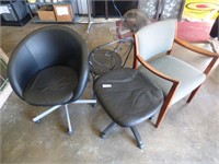 4 ASSORTED CHAIRS