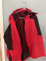 Red Waterproof Breathable Jacket