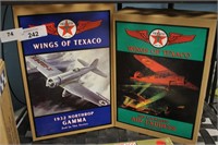 SET OF 2 NOS WINGS OF TEXACO DIE CAST