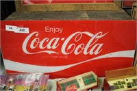 PLASTIC COCA COLA SIGN