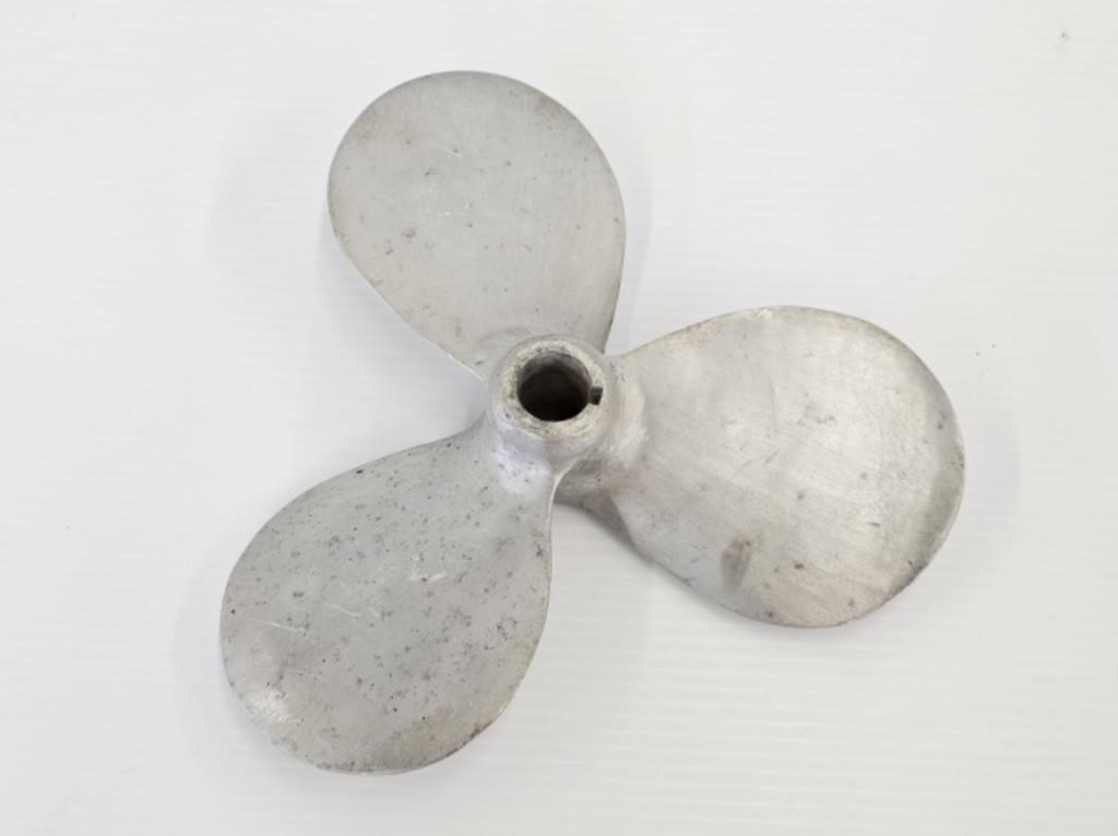 ALUMINUM BOAT PROPELLOR - 0.25" DIAMETER