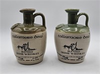 2 TULLAMORE DEW IRISH WHISKEY BOTTLES