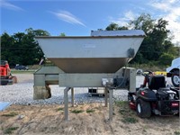 Stainless Hopper w/ Feeder on Stand