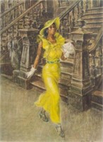 Print of "High Yaller" by Reginald Marsh.