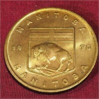 Manitoba Prairie Crocus Token Coin (Vintage)