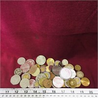 Large Lot Of Assorted World Coins