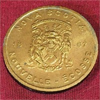 Nova Scotia Mayflower Token Coin (Vintage)