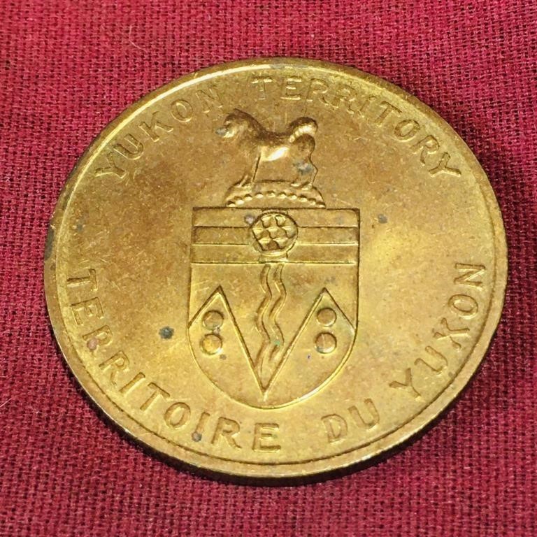 Yukon Fireweed Token Coin (Vintage)