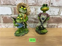 2nd lot of frog statues