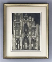 Valeria Thornton Auxerre Facade Etching