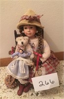 Doll with dog