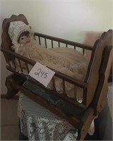 Doll and crib