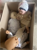 Antique doll & other dolls