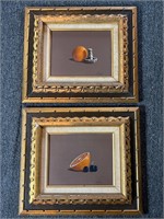 Pair of signed Gregory still life paintings