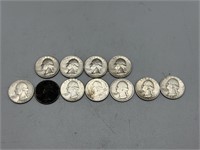 Bicentennial Quarters and Silver Quarters