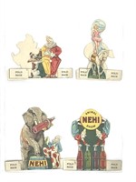 6 Nehi Soda Circus Cut Out Trade Cards