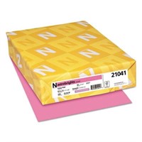SR1623  Neenah Astrobrights pink Cardstock, 8.5" x