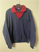 Vintage V Neck Sweater 1/4 Zip