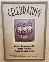 Poster celebrating Dixie Rogerson-Bill Studio