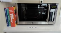 OSTER MICROWAVE AND COOKBOOKS