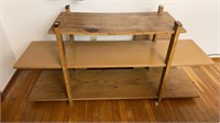 Manufactured wood TV stand