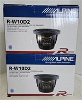Alpine R-W10D2 10" High Performance Dual Voice