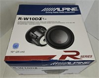 Alpine R Series R-W10D4 10" High Performance Dual