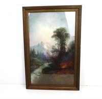 ANTIQUE FRAMED PASTEL