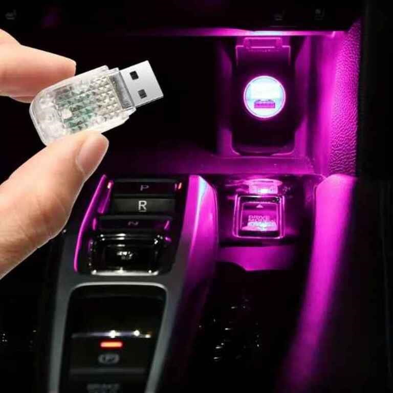 Car LED Light LED Atmosphere Light USB Rechargeaby