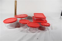 Pyrex 14 Piece bowls and storage containers