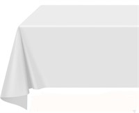 Lot Of 12 White Tablecloth for Rectangle Tables,
