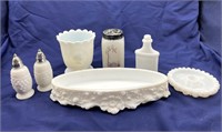 Lot of Milk Glass Items