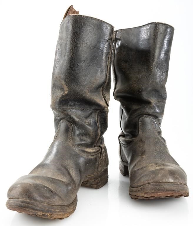 WWI German Side-Seam Marching Boots