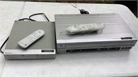 Magna ox DVD Player MSD124 and TruTech VCR DVD