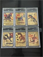 Random Graded Gold Foil Charizard Pokemon Cards