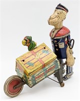 Marx Tin Windup Popeye Express w/ Baggage