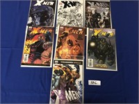(7) X-Men Comic Books