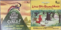 Disney Vinyl LPs Red Riding Hood & Little Engine