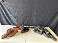 6 Pairs Of Men’s Dress Shoes Size 8 1/2