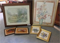 Assorted Framed Artwork