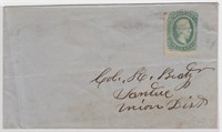 CSA Stamp Cover  #11 (not canceled) addressed to C