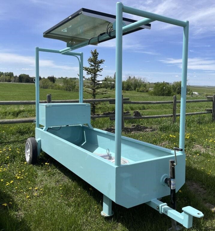 New Solar Power Cattle Watering System on Transpor